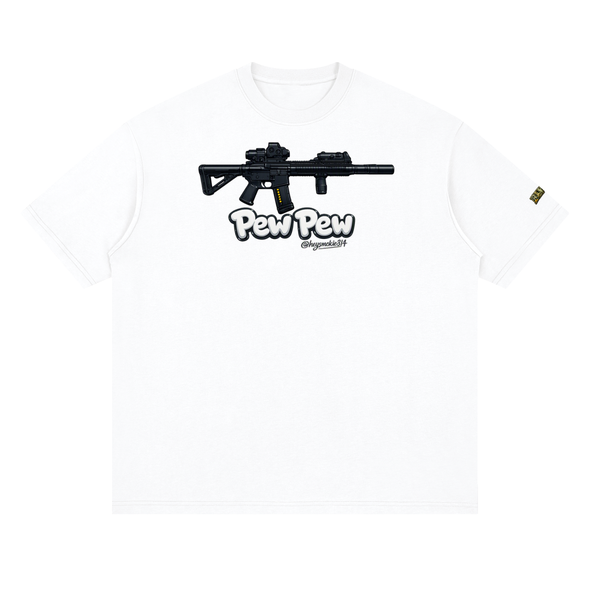 Pew Pew Graphic Streetwear Tee — BP