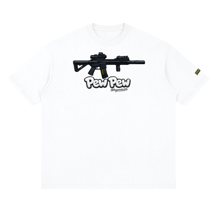 Pew Pew Graphic Streetwear Tee — BP